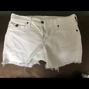 True religion shorts white size 27